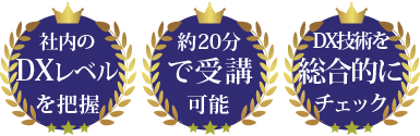 20分でDXレベルを把握